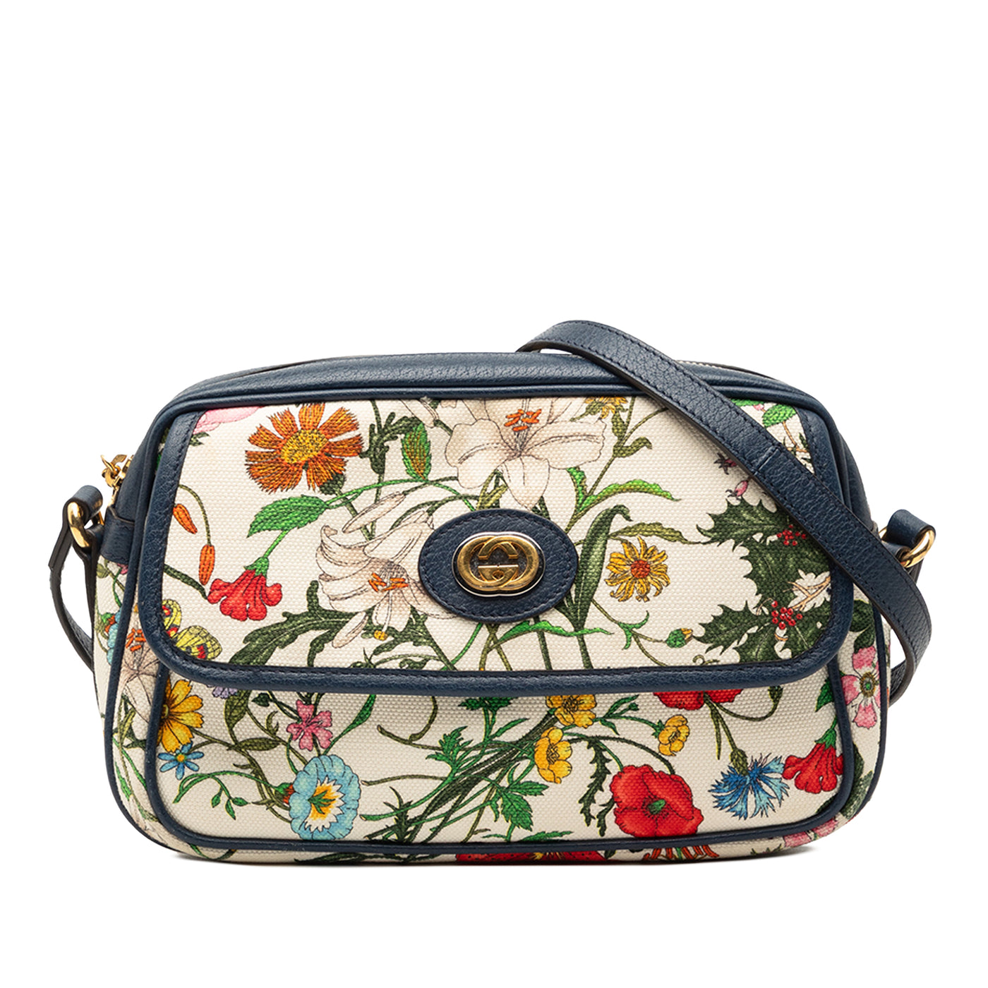 Small Canvas Flora Crossbody - Image 1