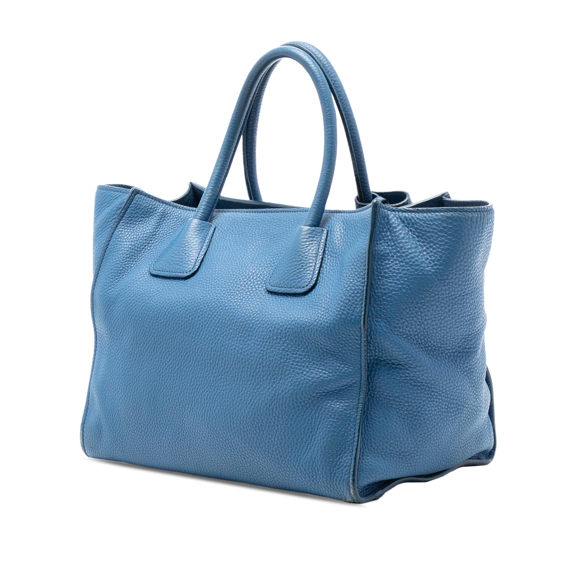 Vitello Daino Front Pocket Open Convertible Tote - Image 2