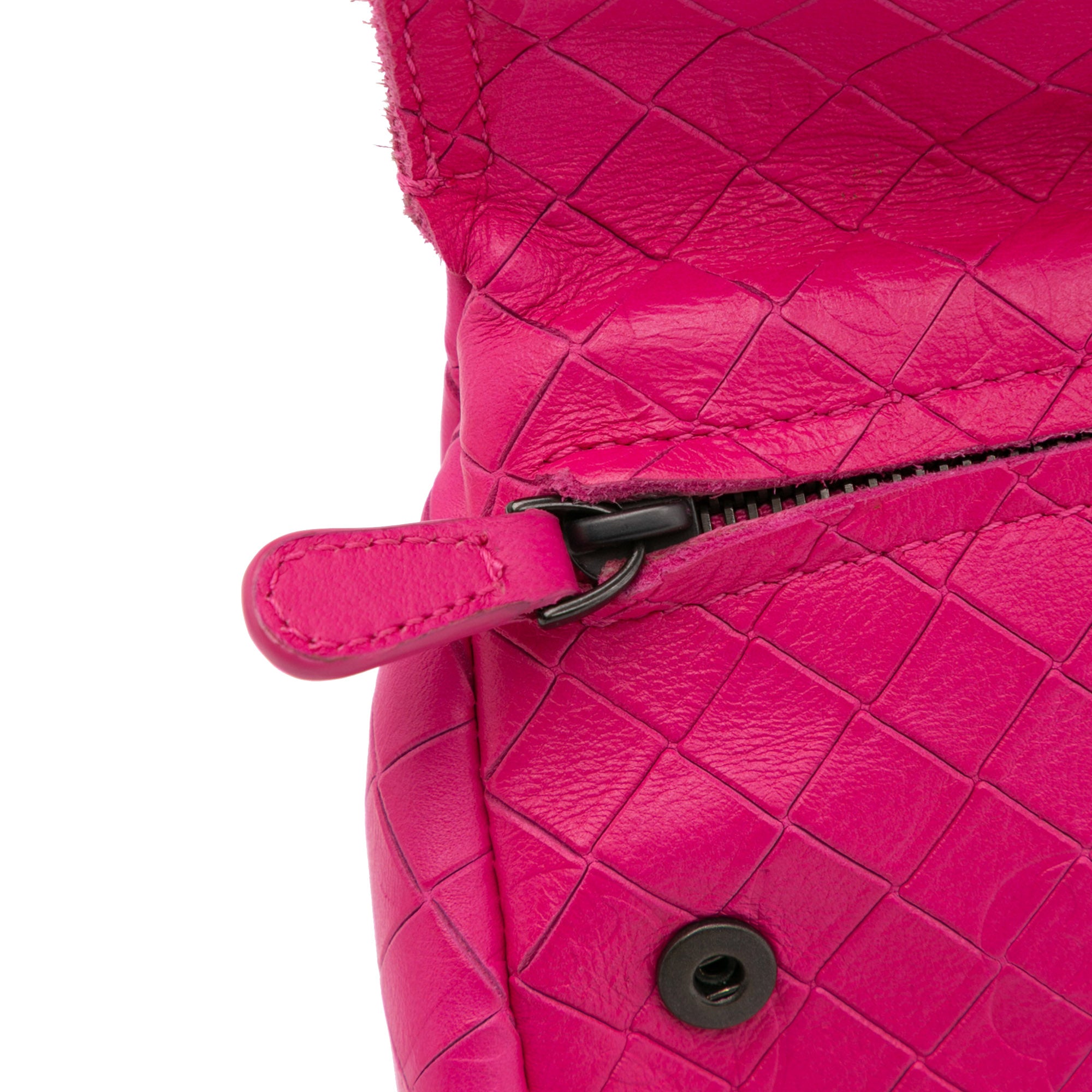 Small Calfskin Intrecciomirage Embossed Butterfly Chain Crossbody - Image 10
