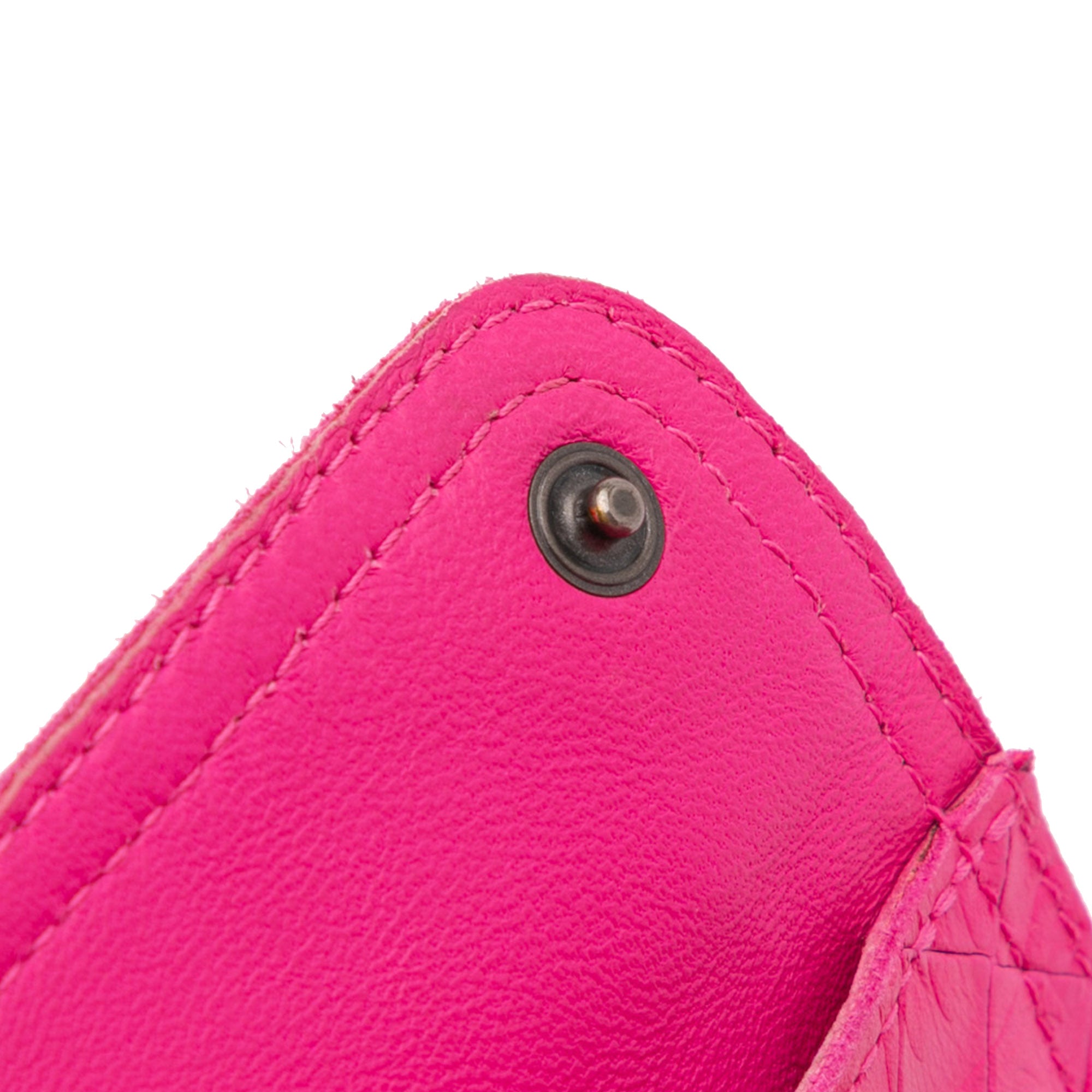 Small Calfskin Intrecciomirage Embossed Butterfly Chain Crossbody - Image 11