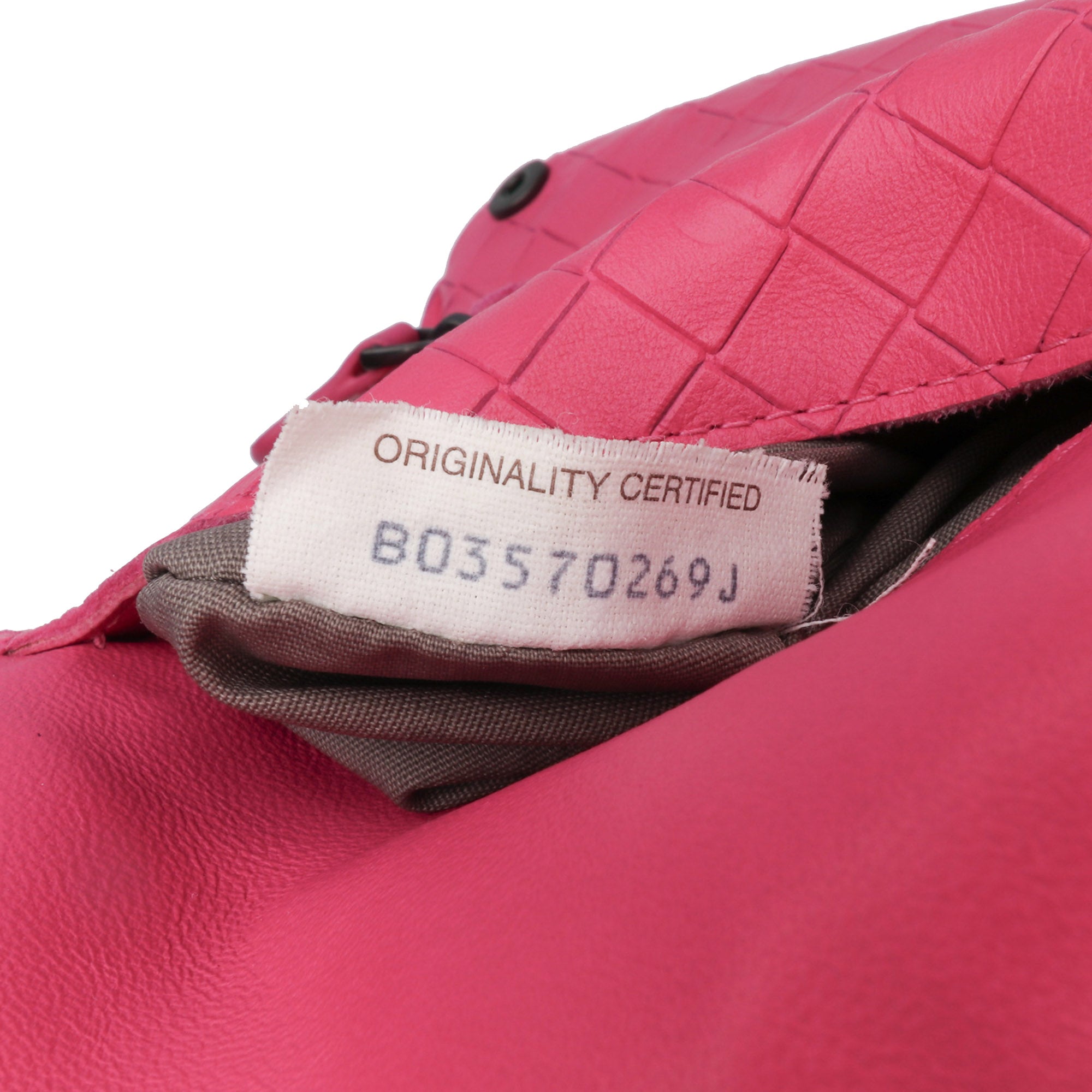 Small Calfskin Intrecciomirage Embossed Butterfly Chain Crossbody - Image 8