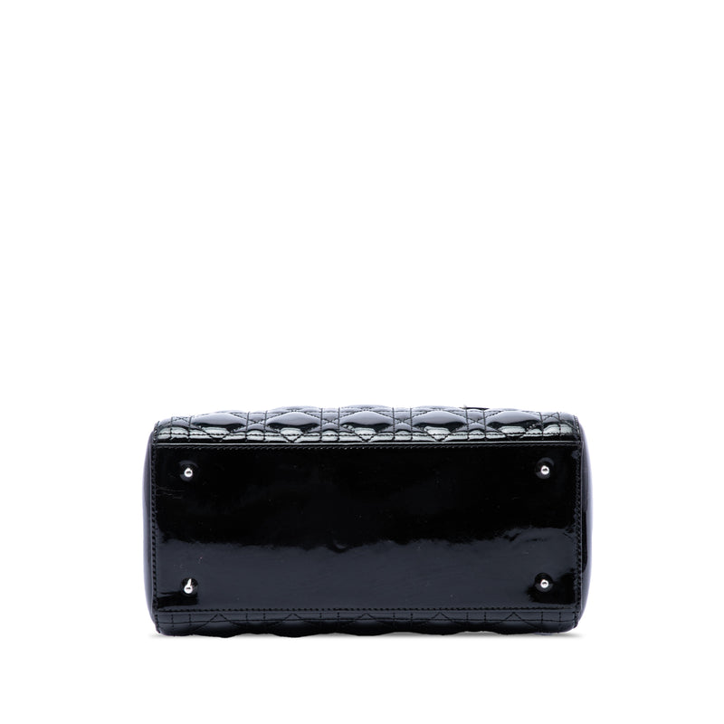 Medium Patent Cannage Lady Dior - Image 3