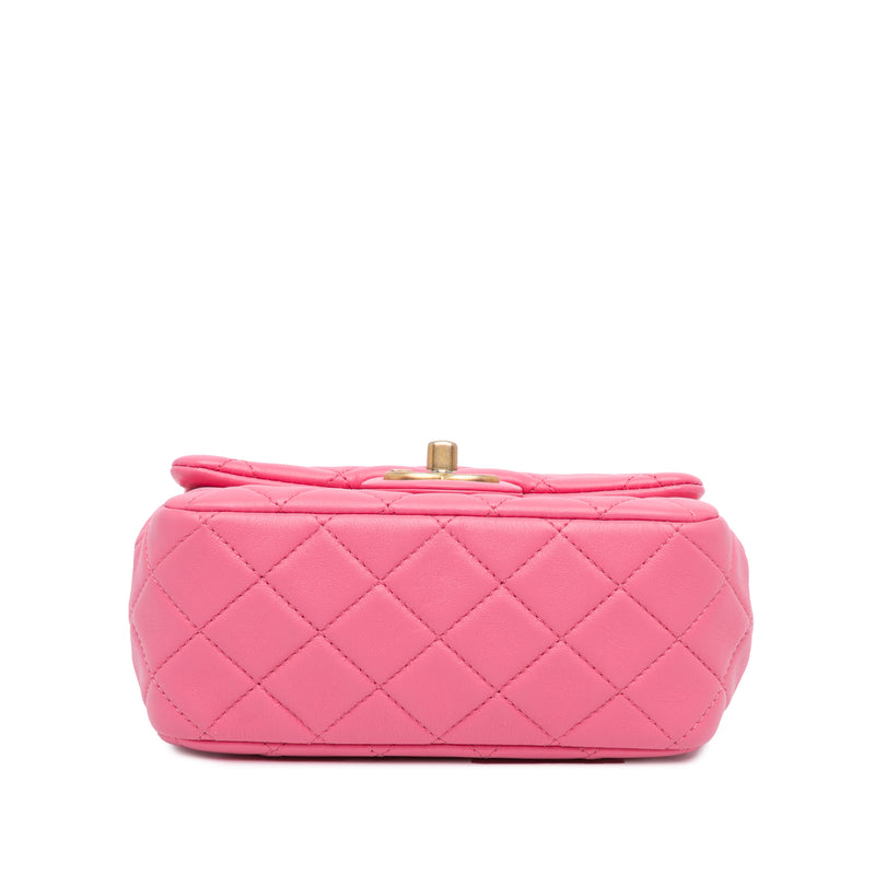 Mini Square Lambskin Pearl Samba Flap - Image 3