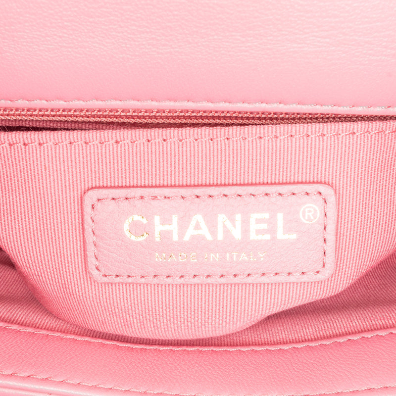 Mini Square Lambskin Pearl Samba Flap - Image 5