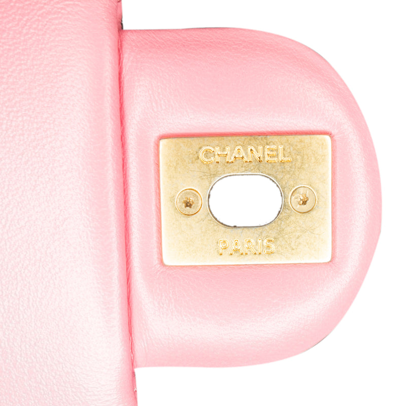 Mini Square Lambskin Pearl Samba Flap - Image 7