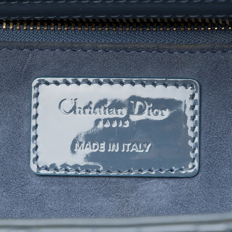 Medium Patent Cannage Lady Dior - Image 5
