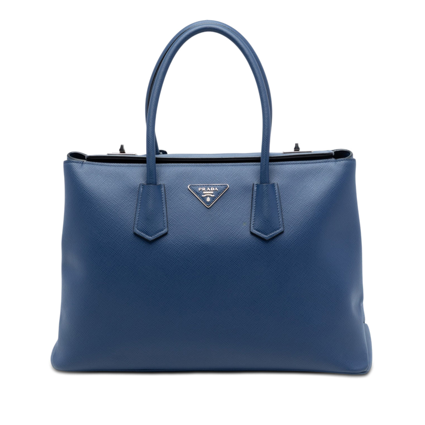 Saffiano Cuir Turnlock Twin Satchel - Image 1