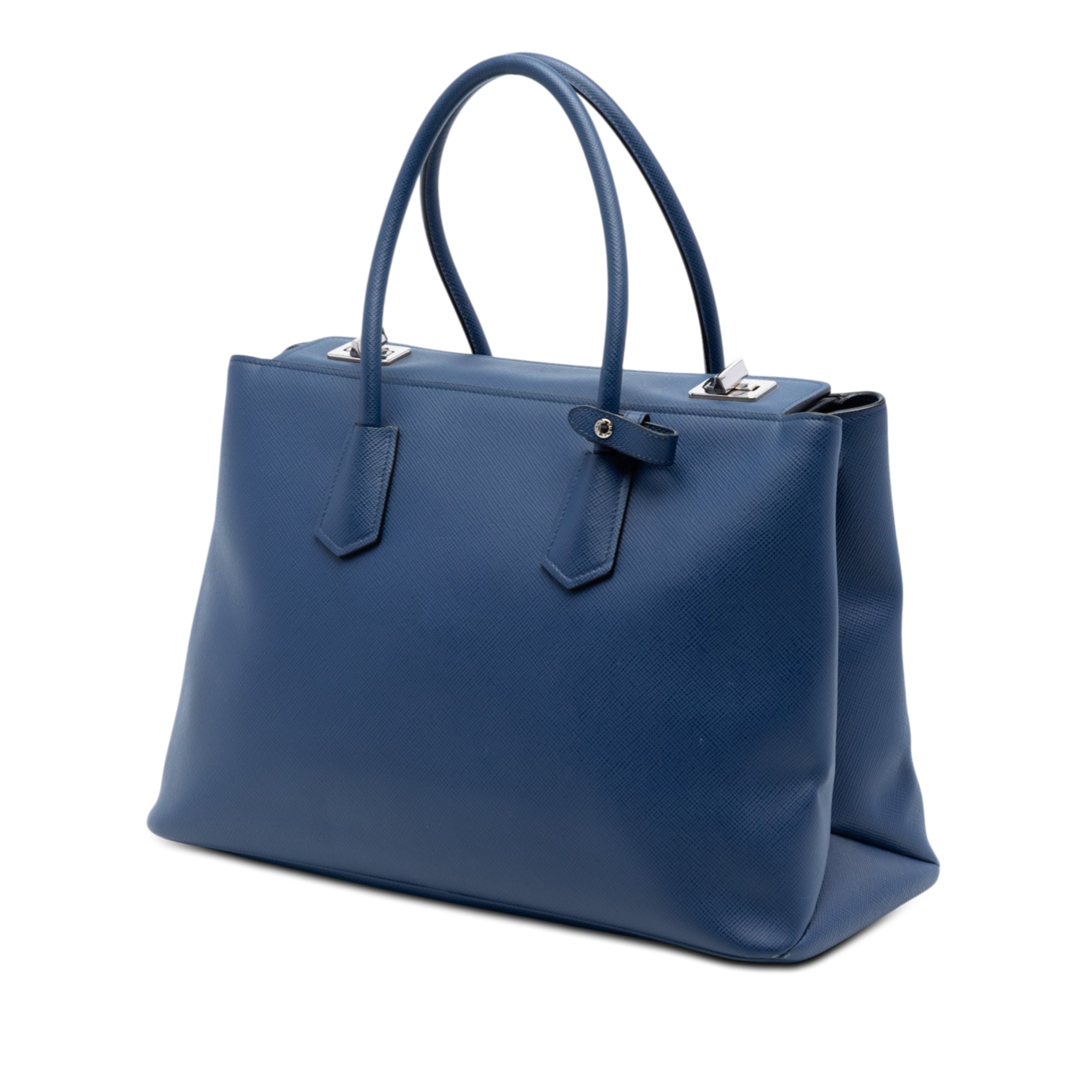 Saffiano Cuir Turnlock Twin Satchel - Image 2