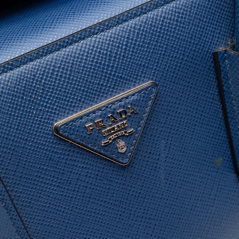 Saffiano Cuir Turnlock Twin Satchel - Image 5