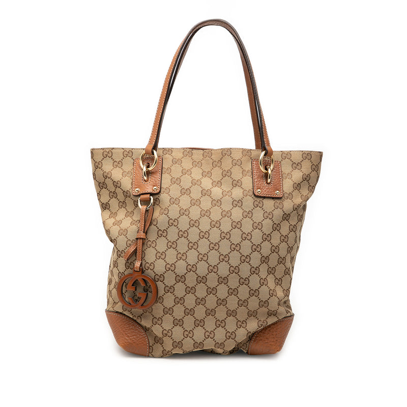 Medium GG Canvas GG Charm Tote