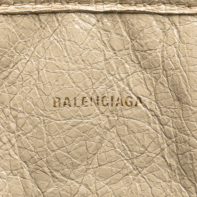 Medium Woven Calfskin Barbes East West Shopper Bag - Image 6