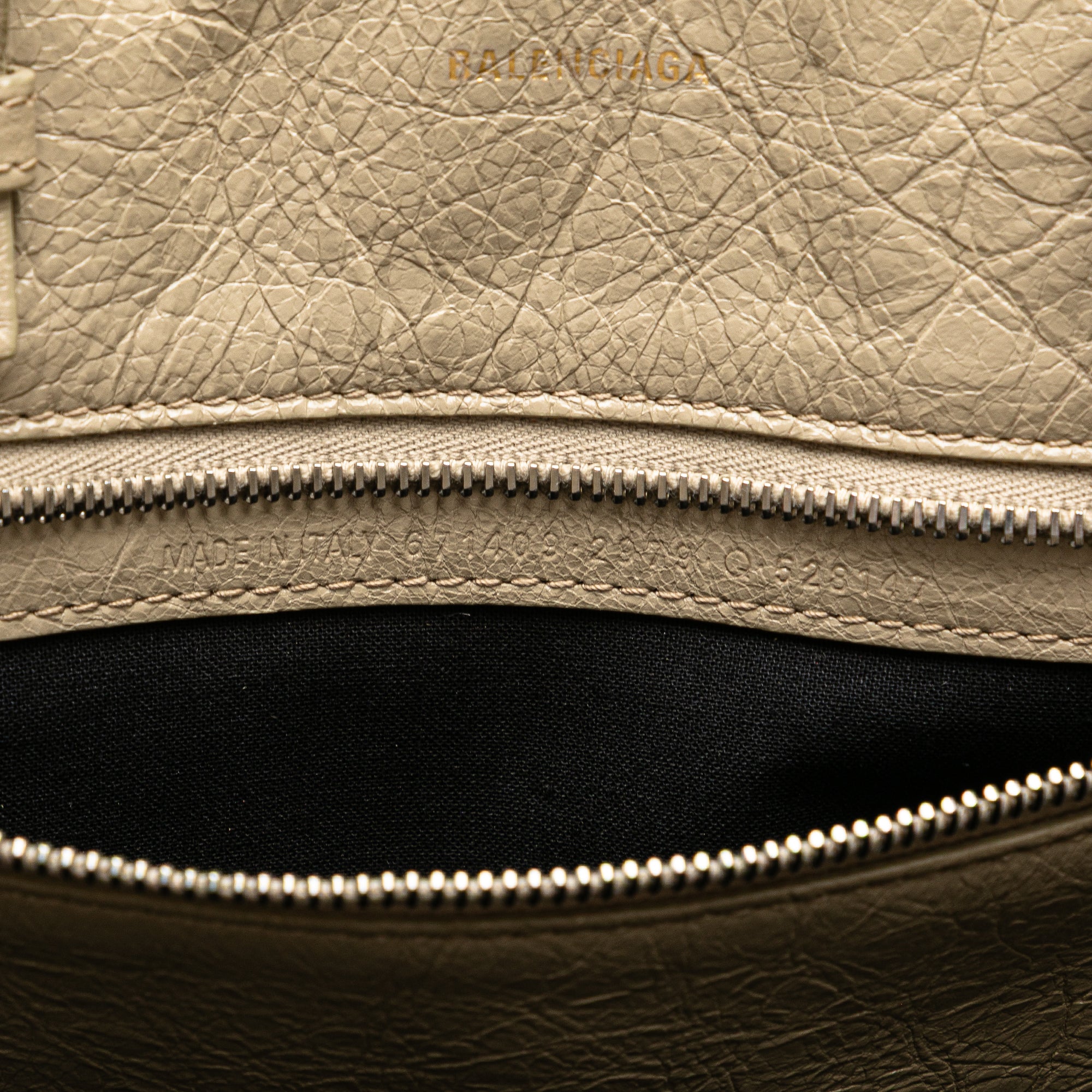 Medium Woven Calfskin Barbes East West Shopper Bag - Image 7