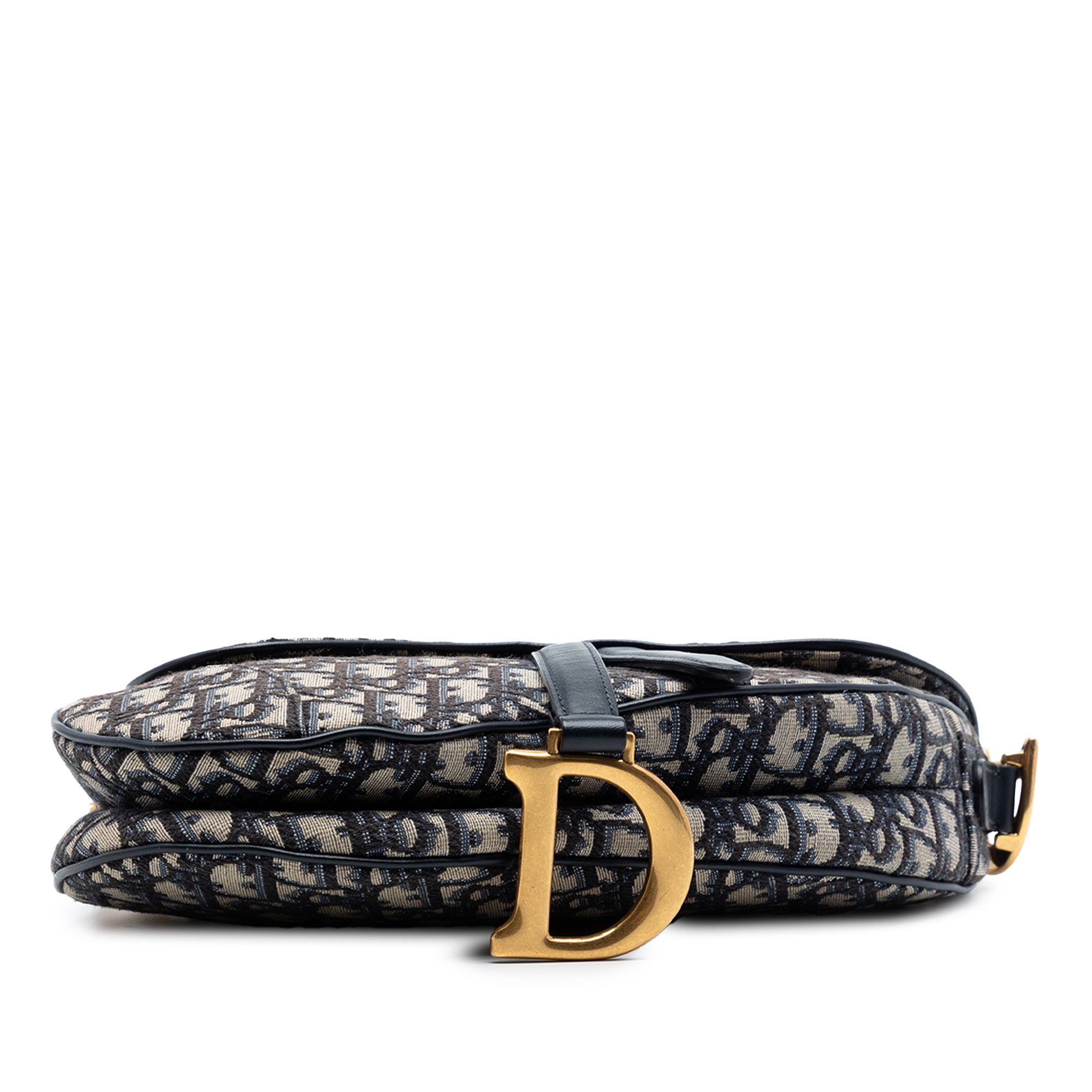 Oblique Canvas Saddle Bag - Image 3