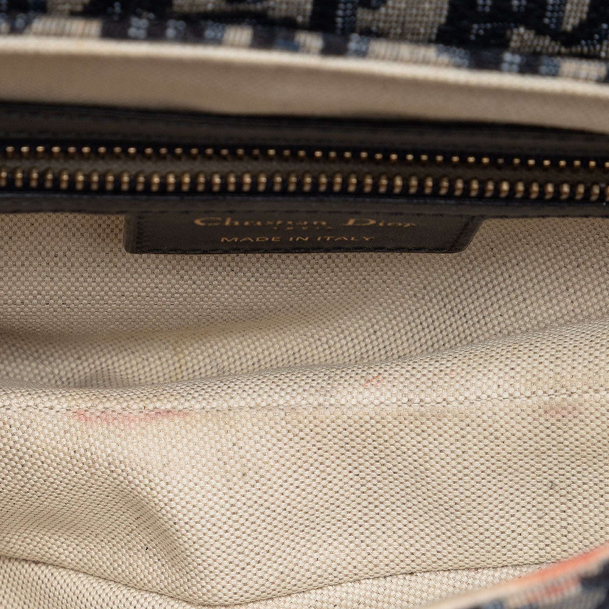 Oblique Canvas Saddle Bag - Image 4