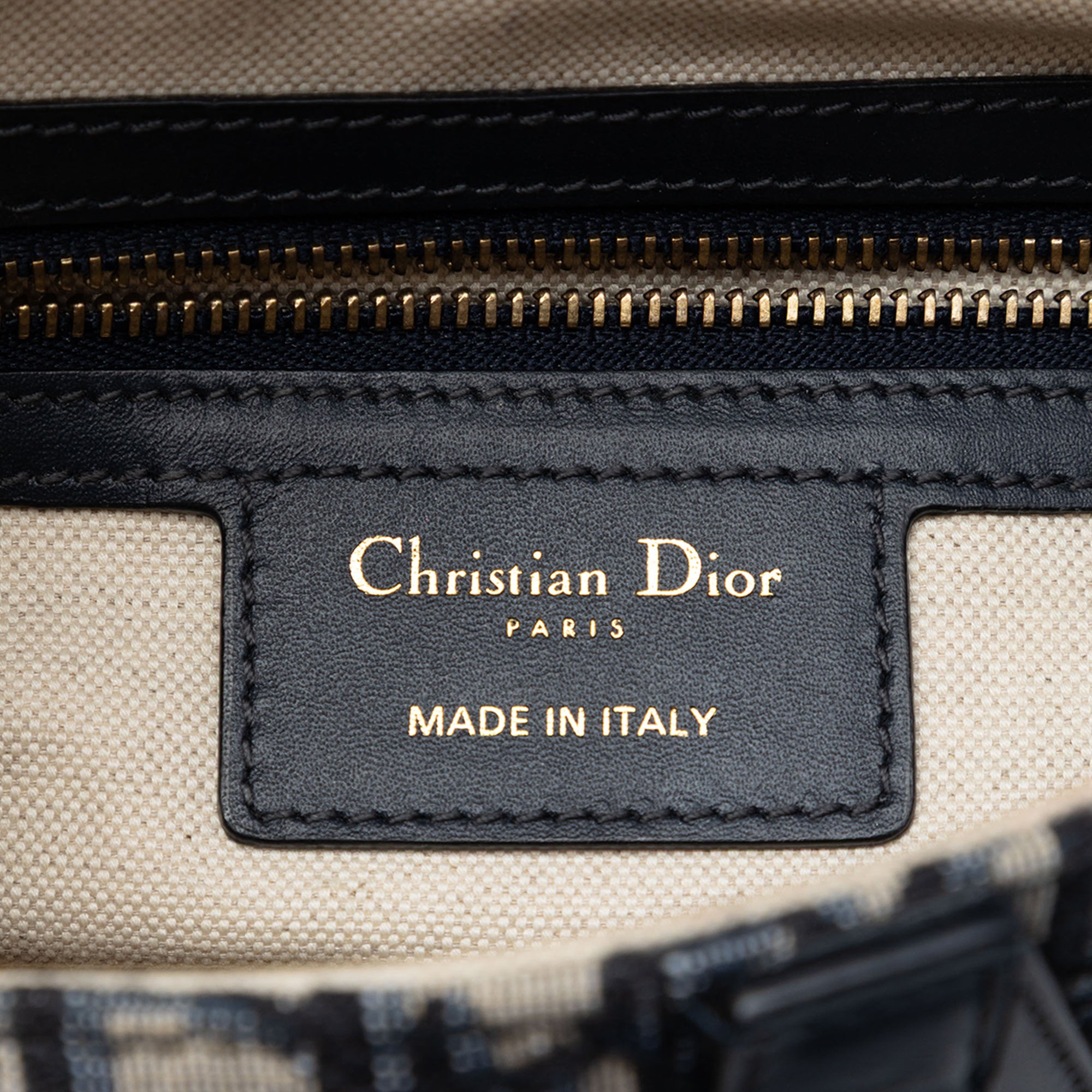Oblique Canvas Saddle Bag - Image 5