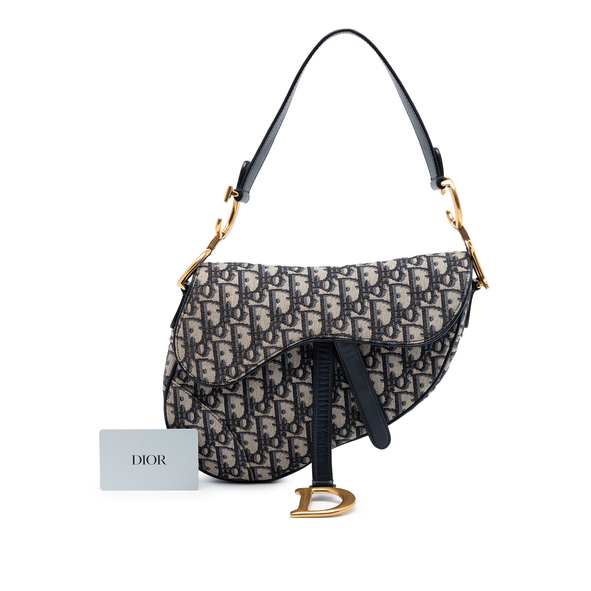 Oblique Canvas Saddle Bag - Image 7