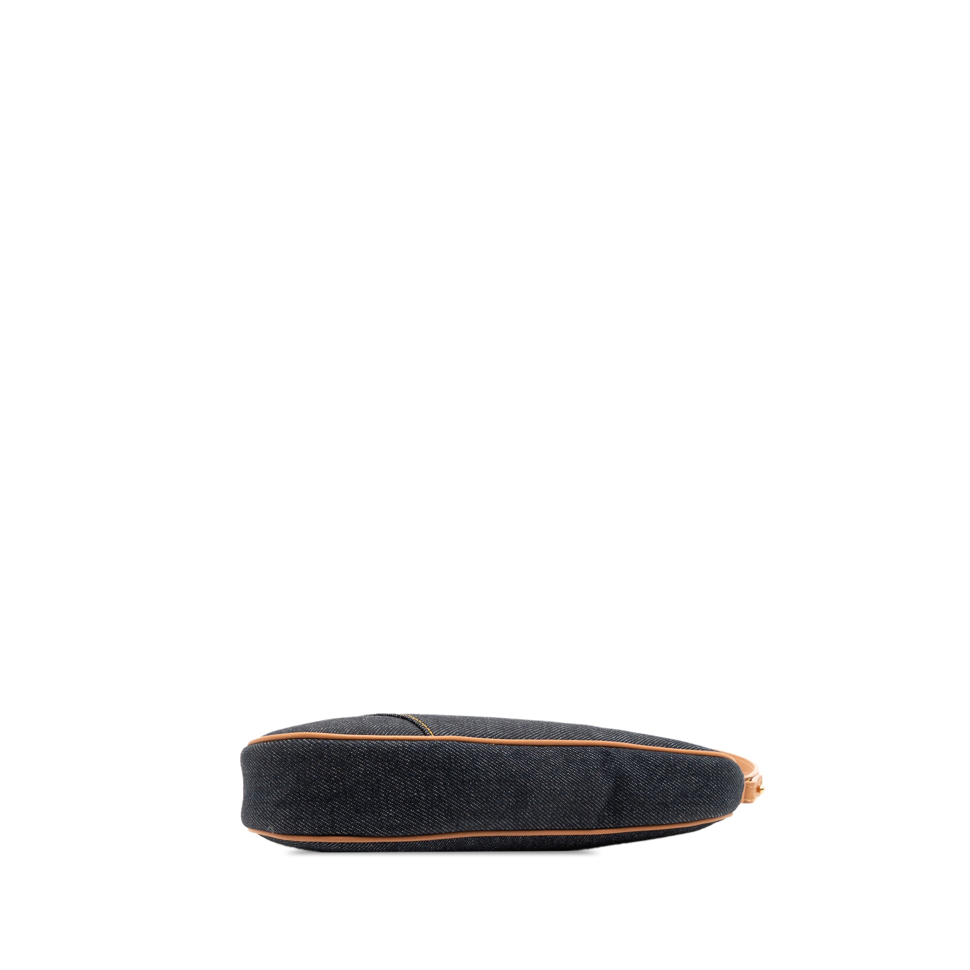 Mini Denim Saddle Pochette - Image 3