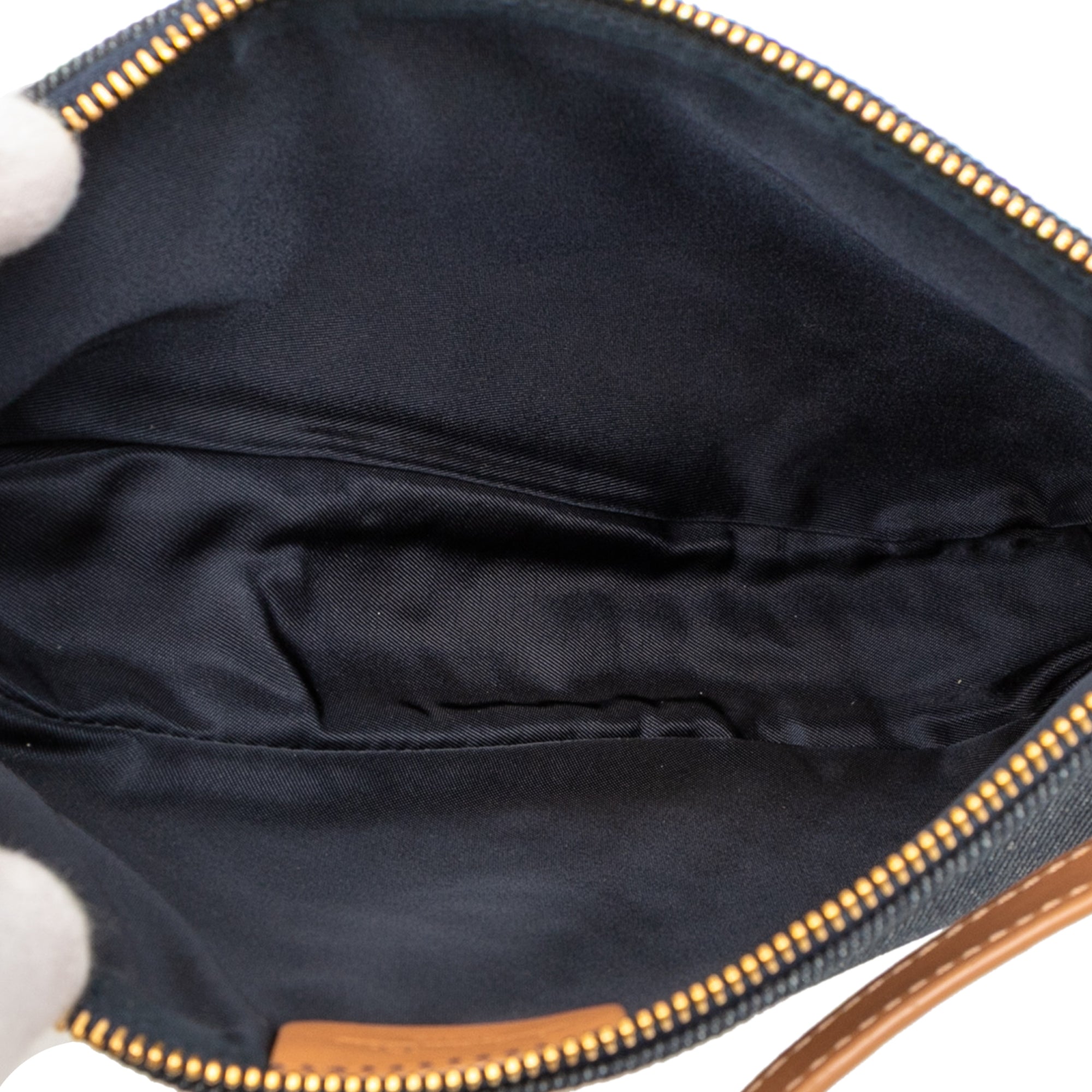 Mini Denim Saddle Pochette - Image 4