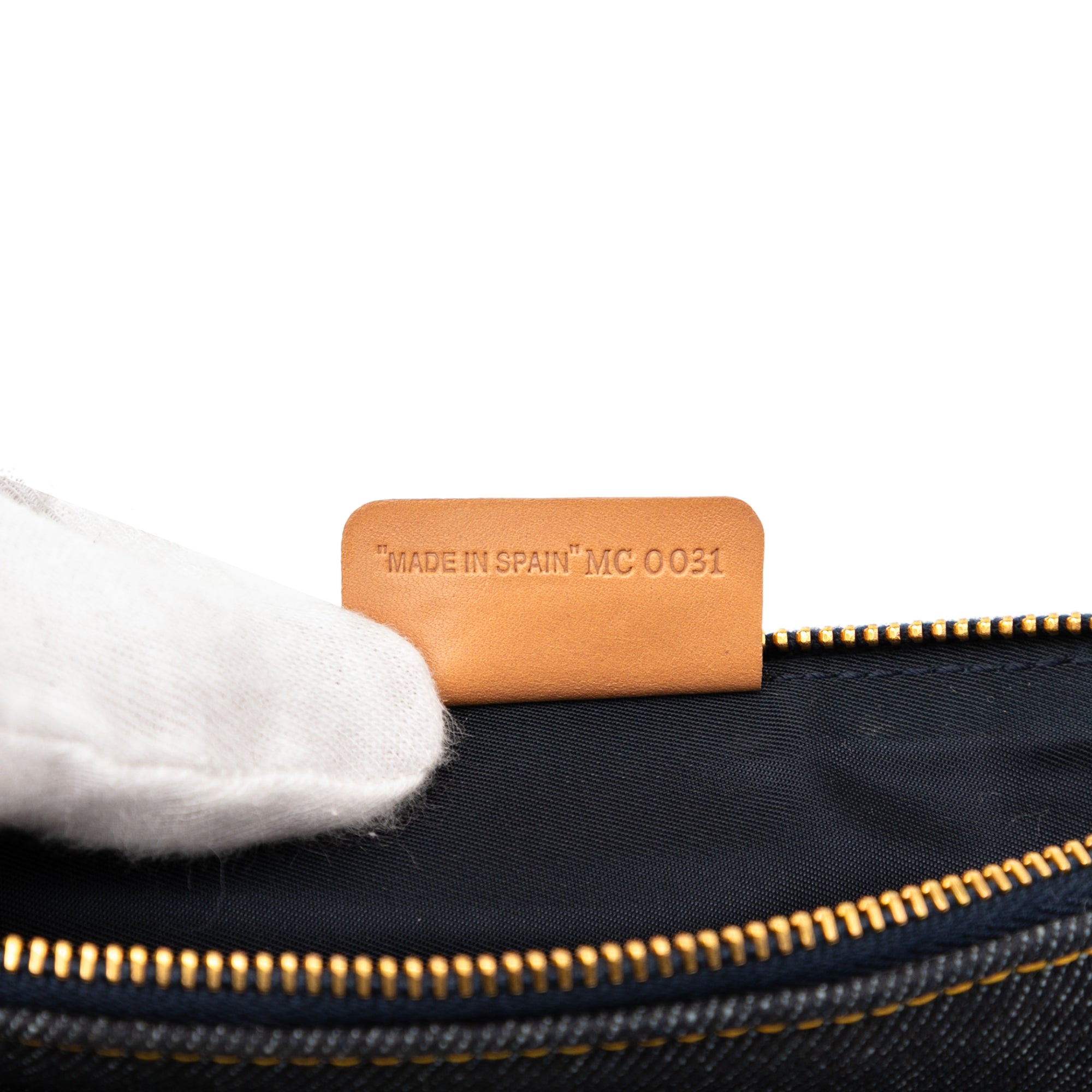 Mini Denim Saddle Pochette - Image 6
