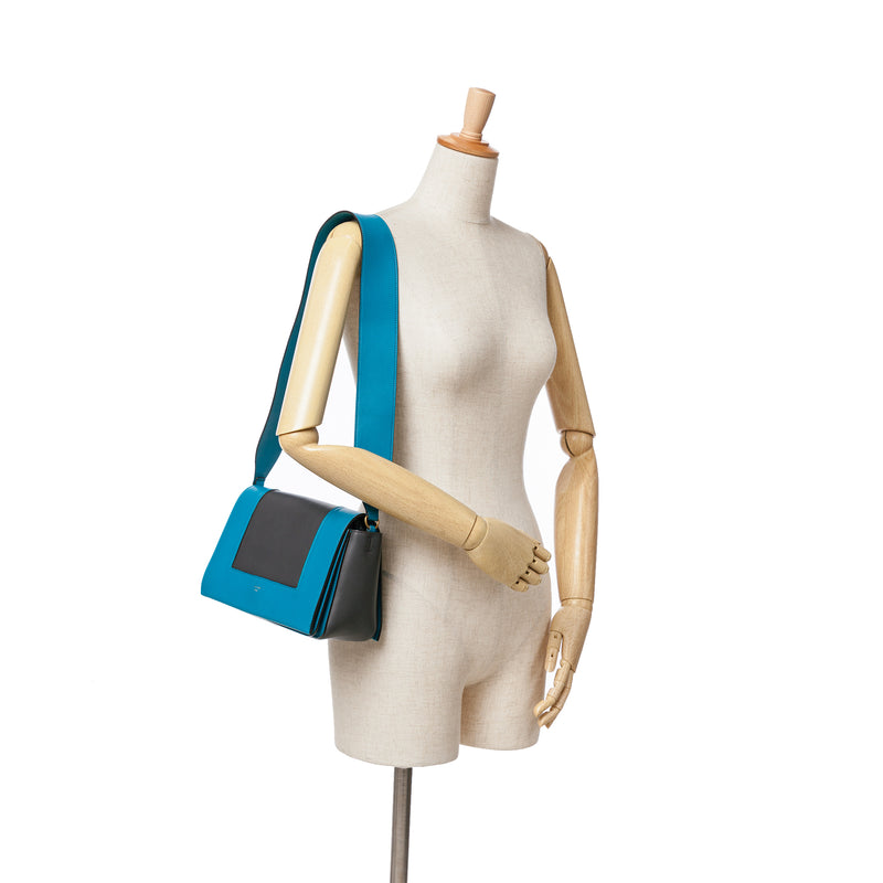 Leather Frame Shoulder Bag - Image 9