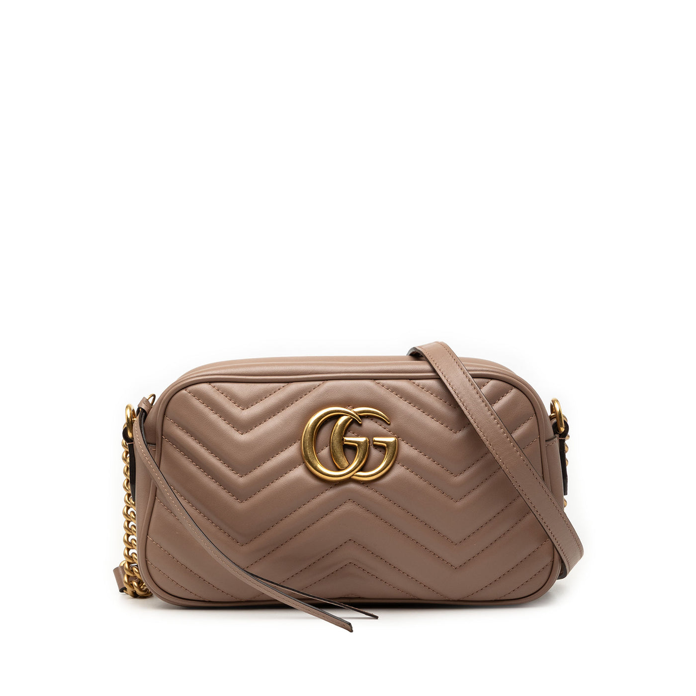 Small GG Marmont Matelasse Leather Crossbody - Image 1