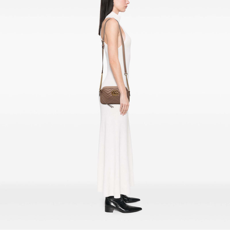 Small GG Marmont Matelasse Leather Crossbody - Image 6