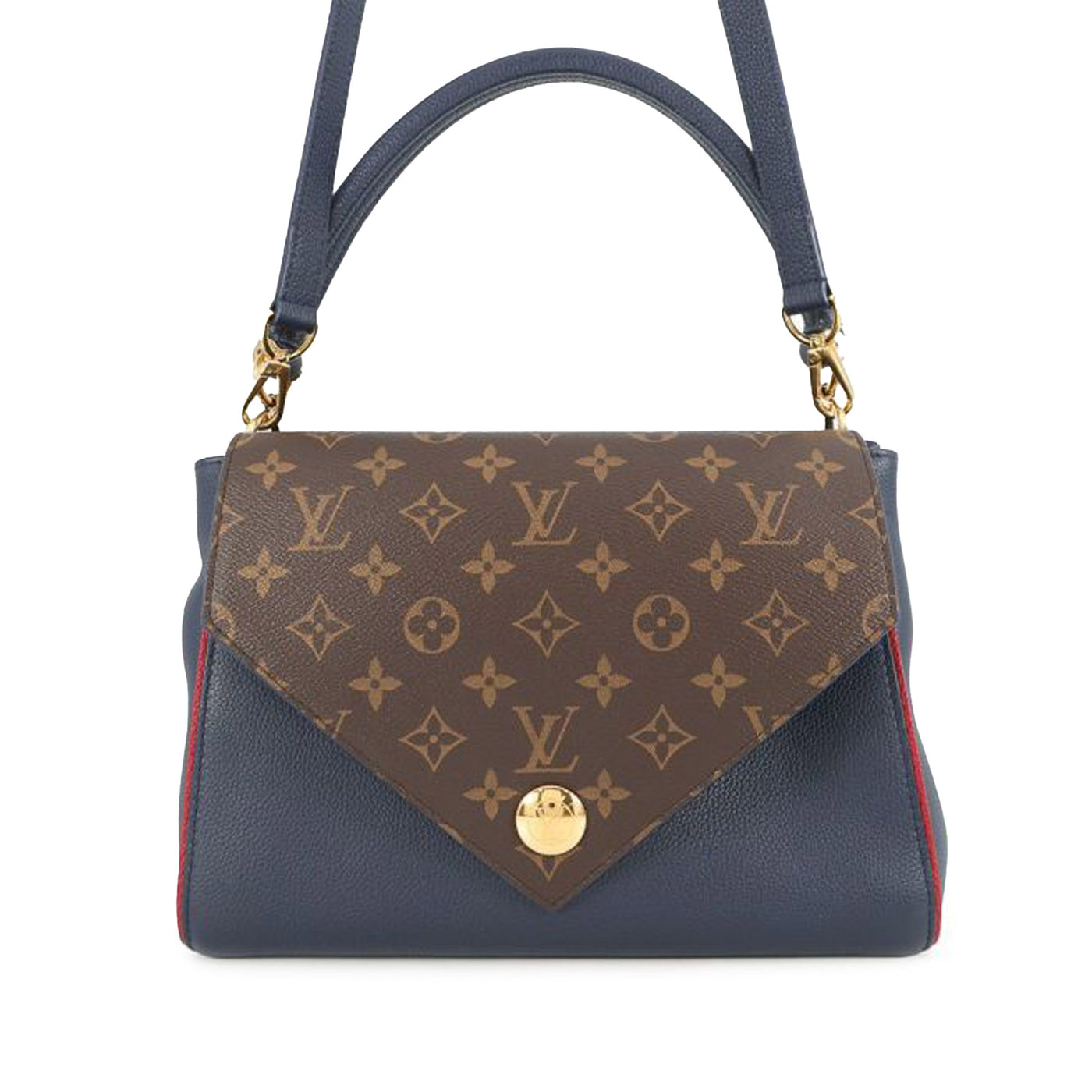 Monogram Double V Satchel - Image 1