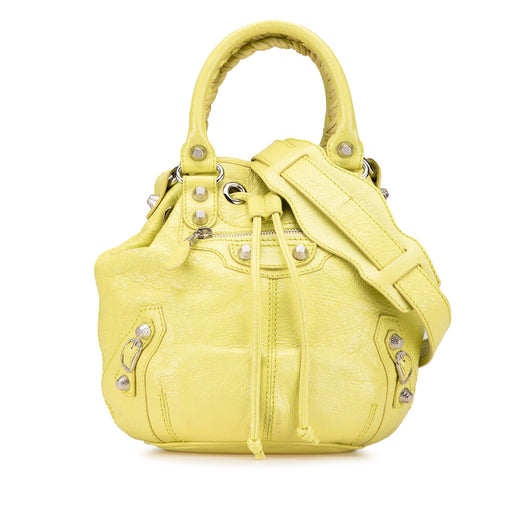 Lambskin Motocross Giant 12 Pompon Bag - Image 1