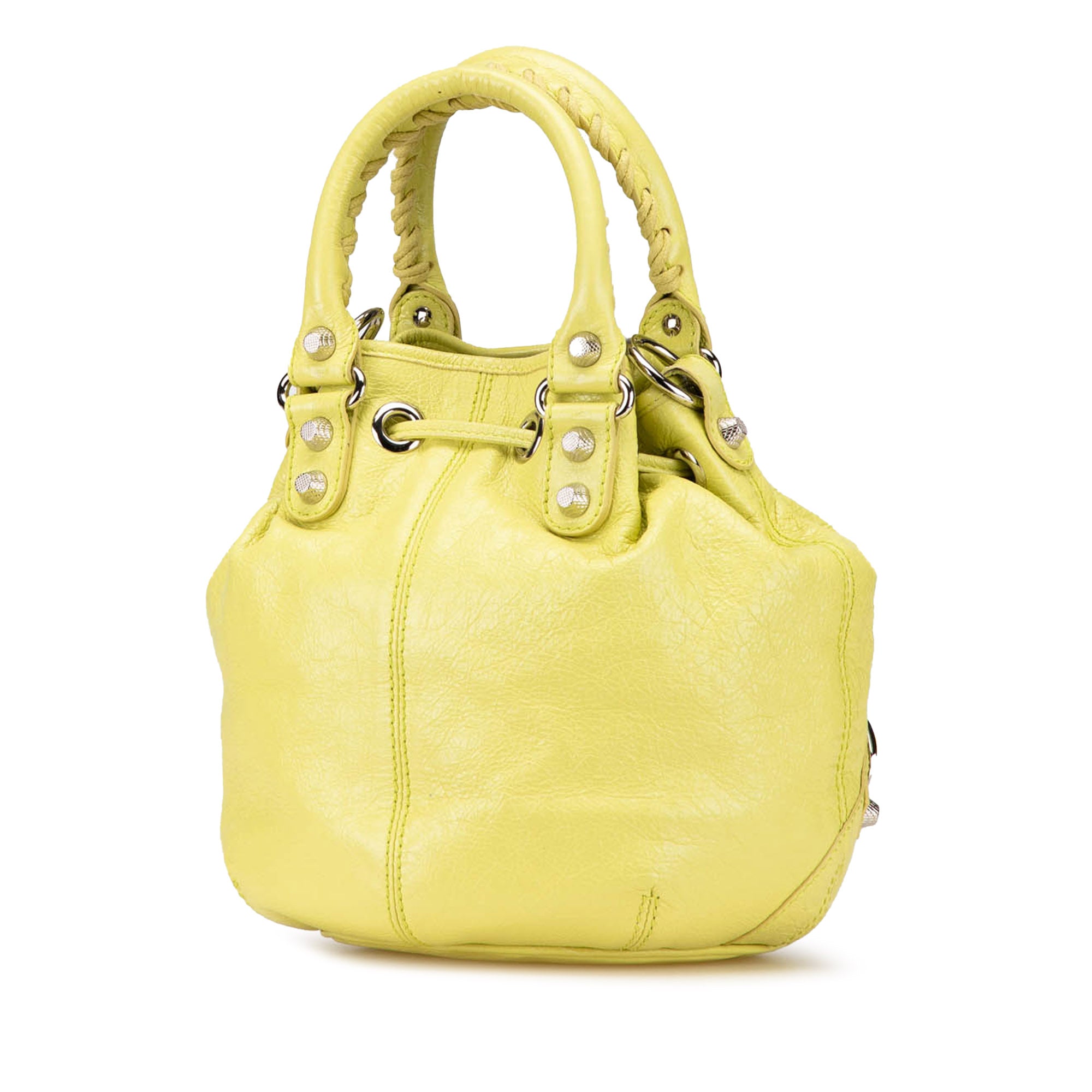 Lambskin Motocross Giant 12 Pompon Bag - Image 2