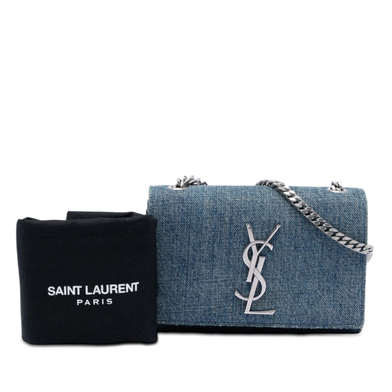 Small Denim Monogram Kate Crossbody - Image 8