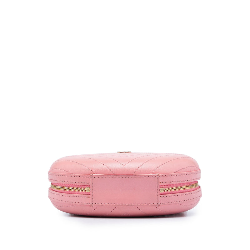 Chevron Stitched Calfskin La Pausa Evening Bag - Image 3