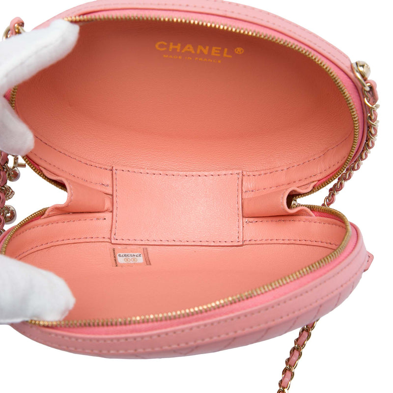 Chevron Stitched Calfskin La Pausa Evening Bag - Image 4