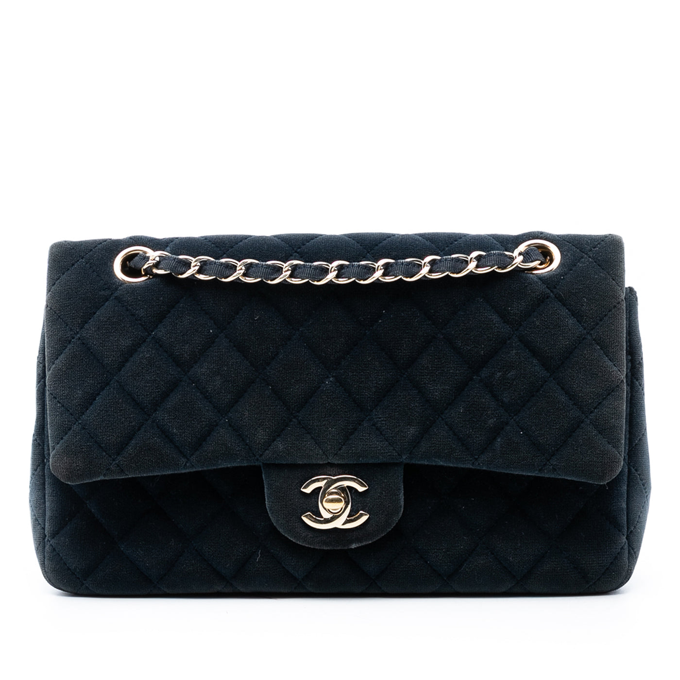 Medium Classic Velvet Double Flap - Image 1