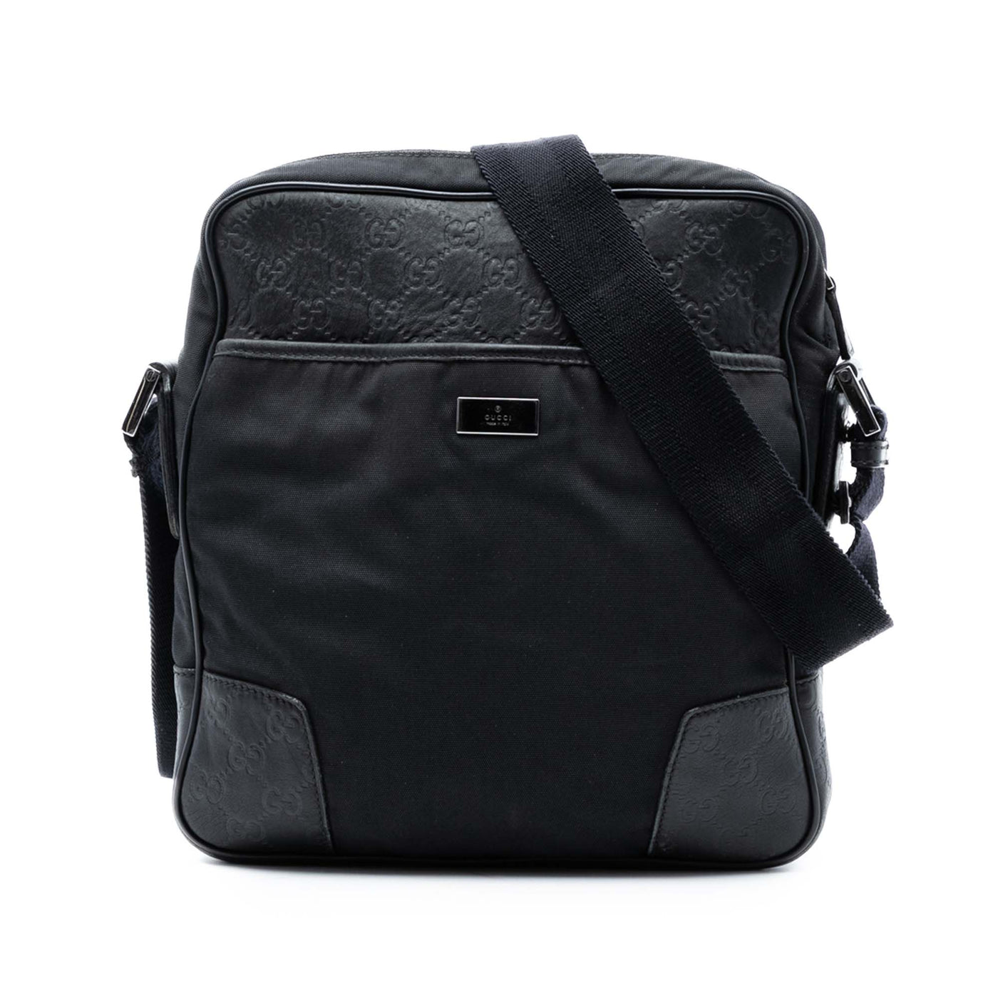Guccissima Trimmed Nylon Crossbody - Image 1