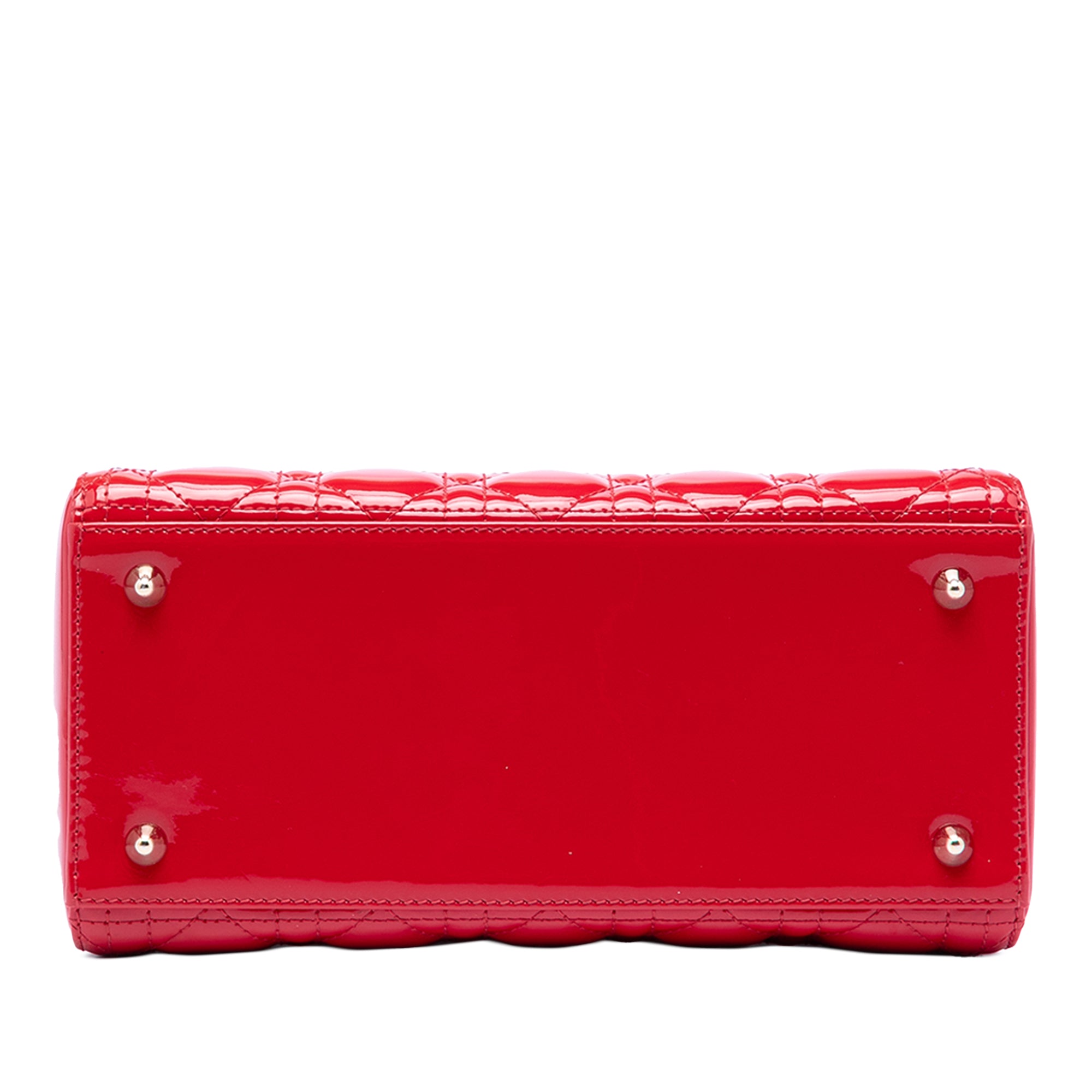 Medium Patent Cannage Lady Dior - Image 3