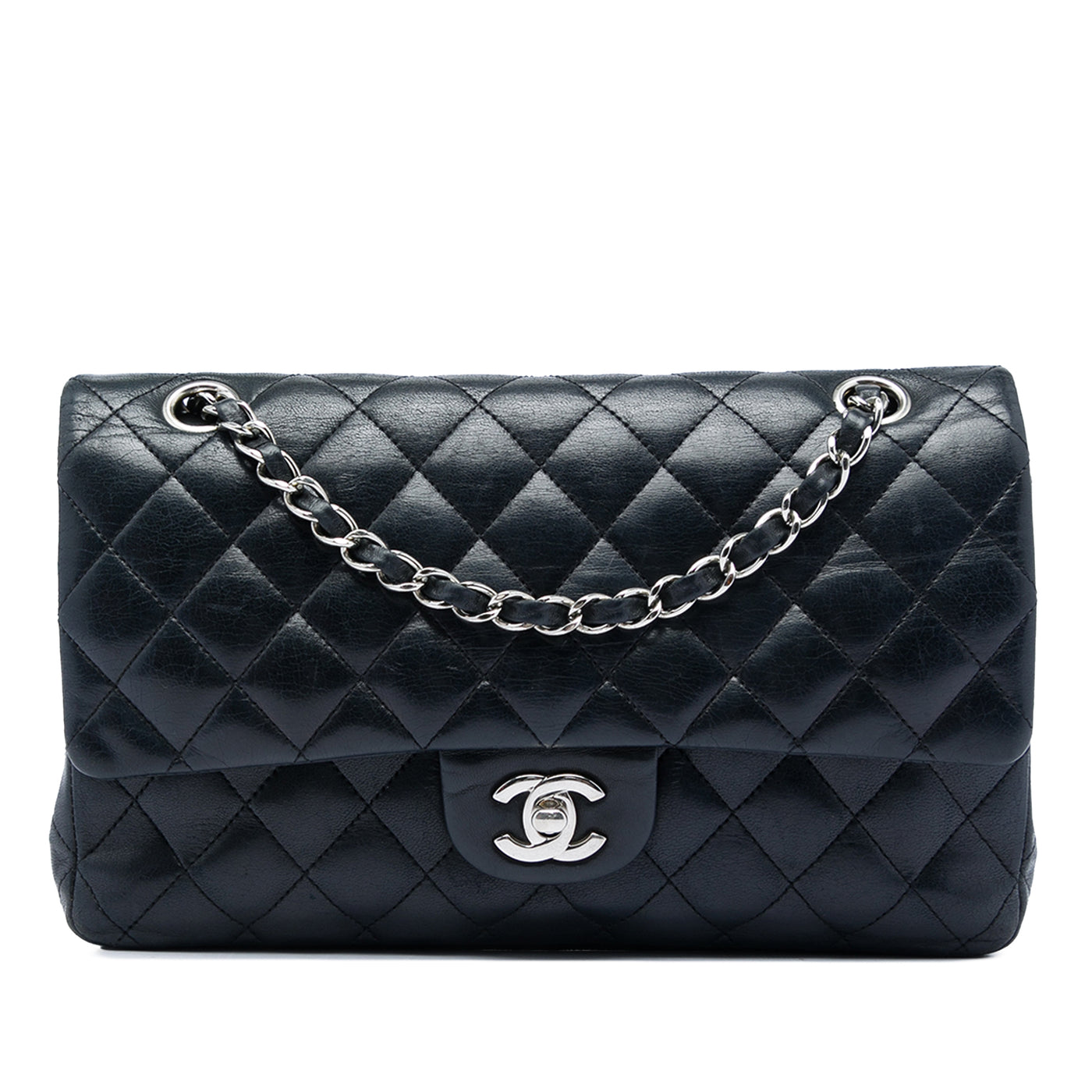 Medium Classic Lambskin Double Flap - Image 1