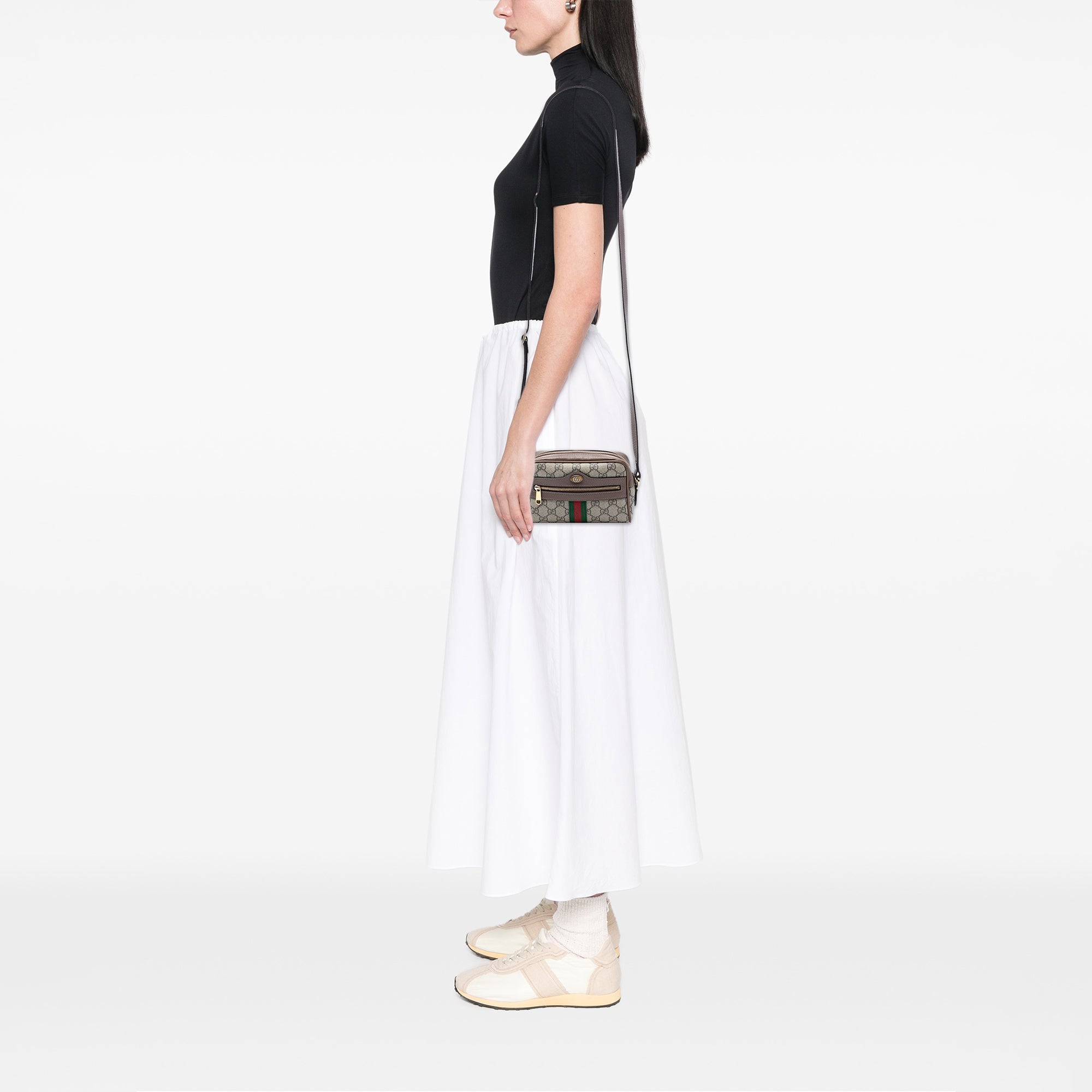 Mini GG Supreme Web Ophidia Crossbody - Image 7