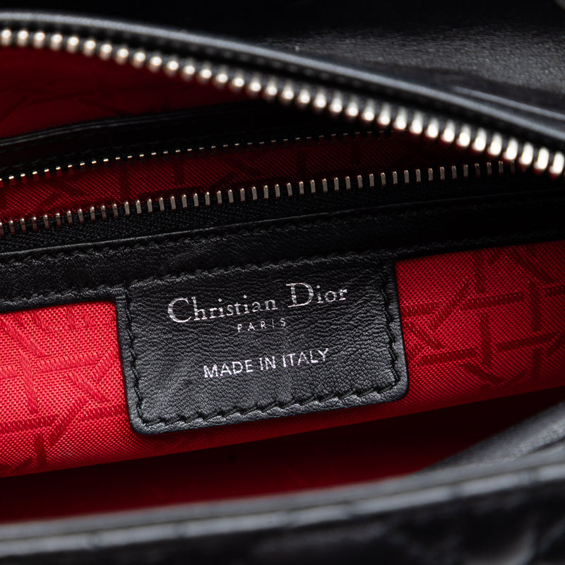 Medium Lambskin Cannage Lady Dior - Image 5
