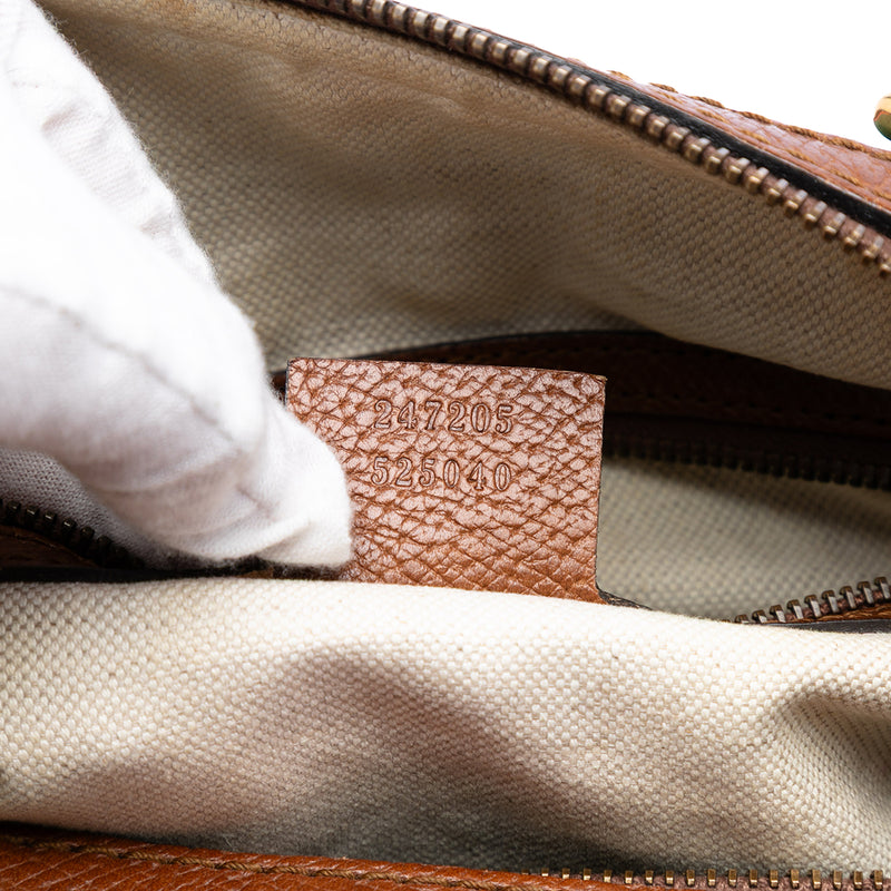 Medium Canvas Web Joy Boston Bag - Image 6