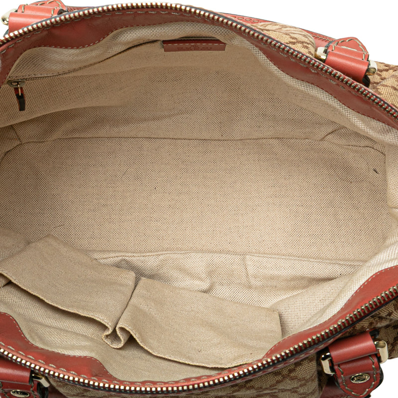 Diamante Canvas Sukey Satchel - Image 4