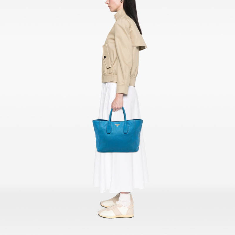 Vitello Daino Open Convertible Tote - Image 6