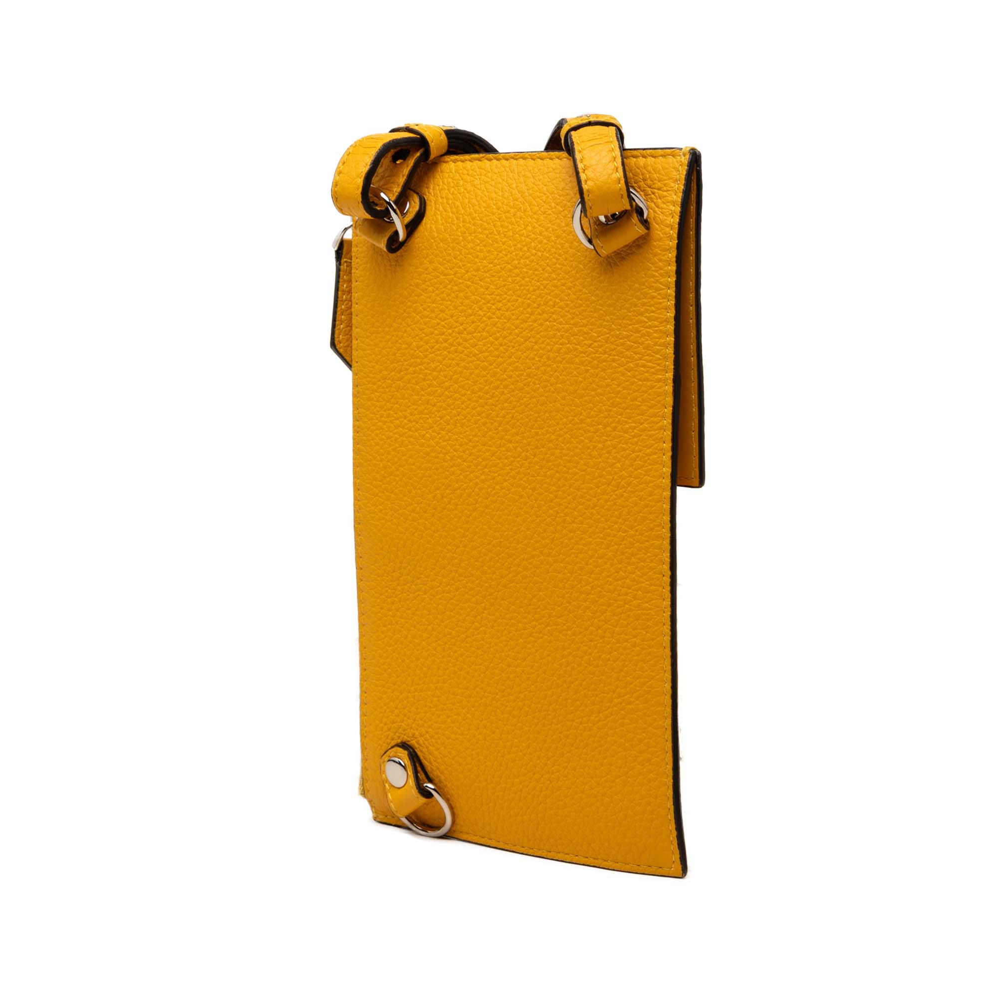 Leather Baguette Phone Crossbody - Image 2