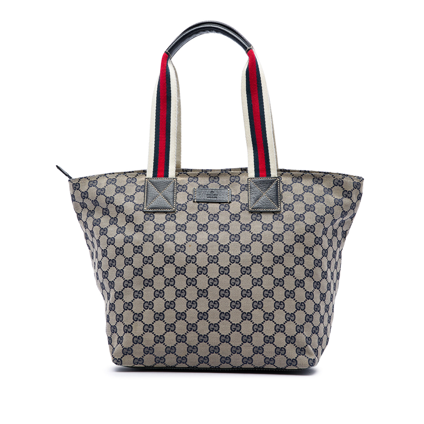 GG Canvas Web Tote - Image 1