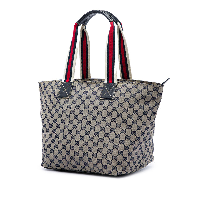GG Canvas Web Tote - Image 2