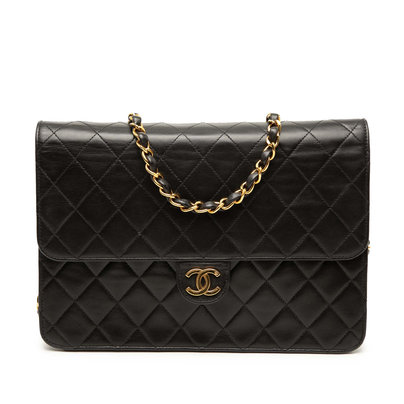 Medium CC Quilted Lambskin Single Flap - Image 1