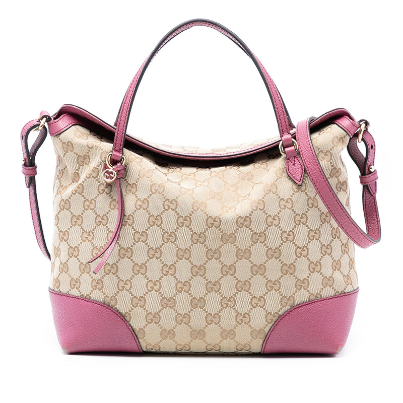 Medium GG Canvas Bree Fold Over Tote