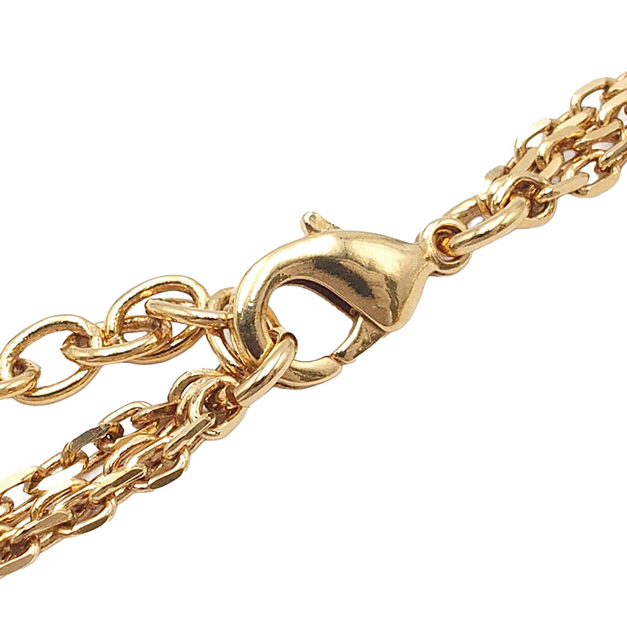 Gold Plated Sweet Charms Tiered Necklace - Image 10