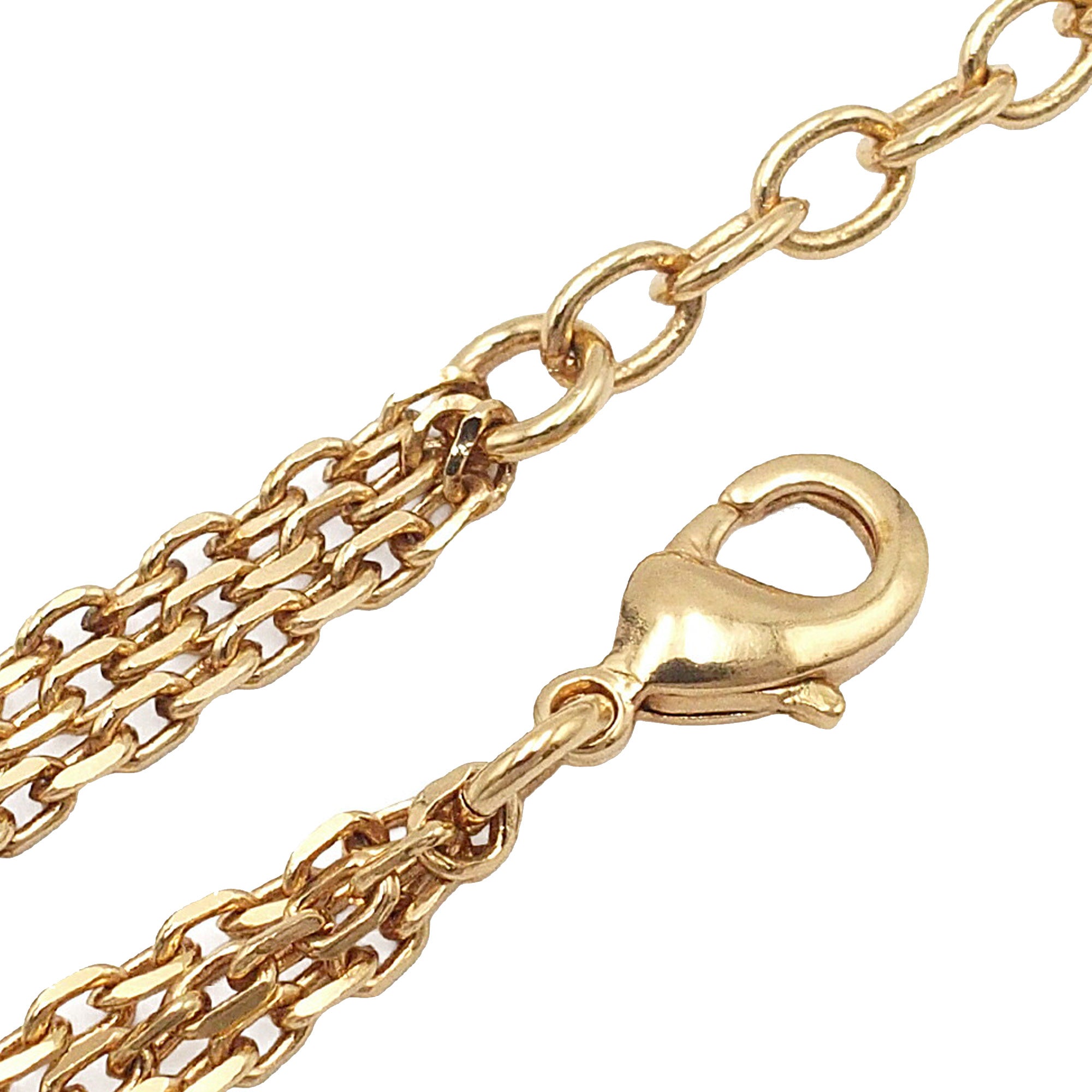 Gold Plated Sweet Charms Tiered Necklace - Image 9