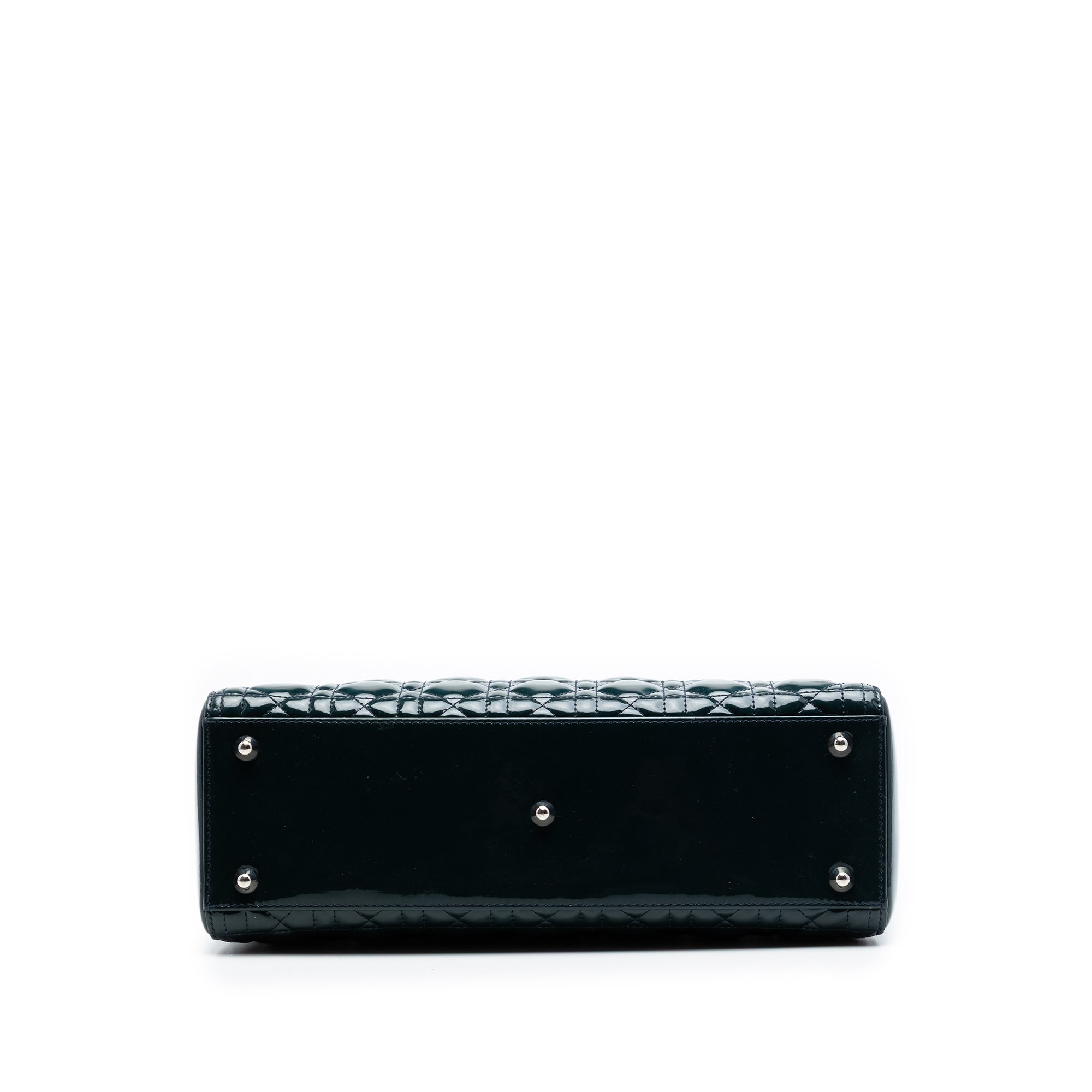 Large Patent Cannage Lady Dior - Image 3