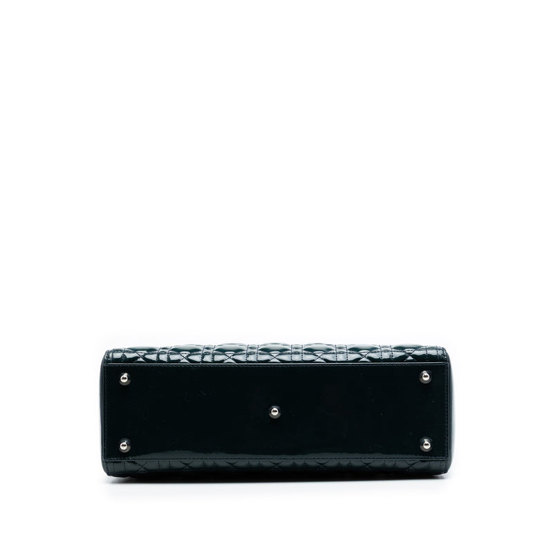 Large Patent Cannage Lady Dior - Image 3